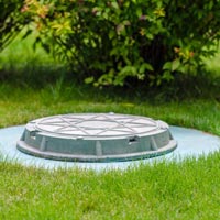 PRIVATE WELL INSPECTION Cover in ground